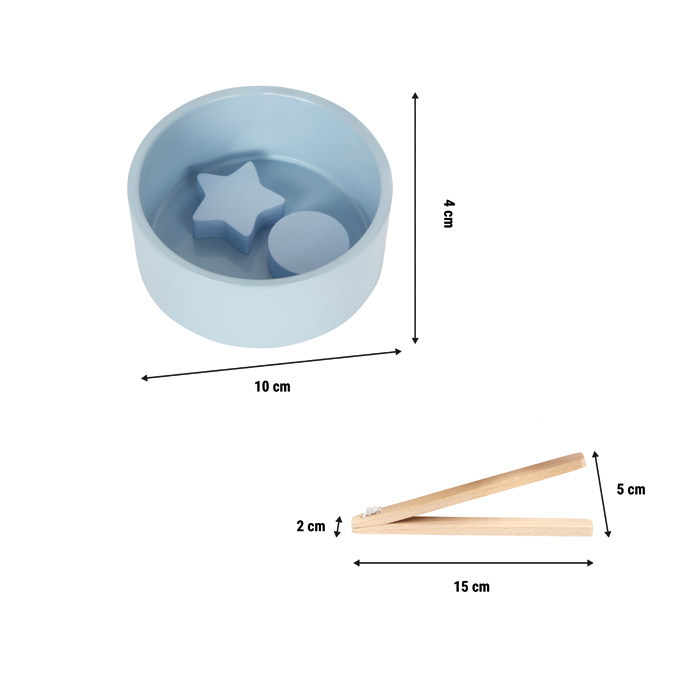Montessori sorteerimismäng tangidega Kujundid ja värvid Montessori sorteerimismäng tangidega Kujundid ja värvid
