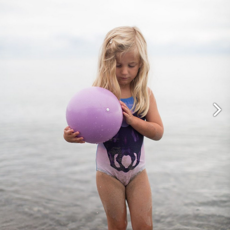 Täispuhutav silikoonist ja kokku rullitav Scrunch pall lastele õue ja tuppa