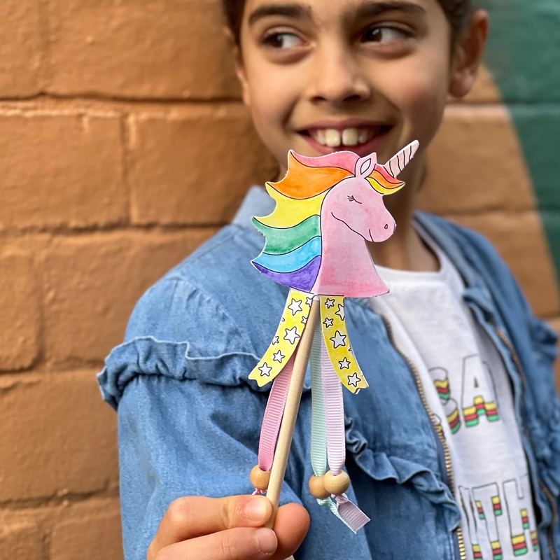 Cotton Twist ükssarviku võlukepi ja haldjakepi valmista ise meisterdamiskomplekt