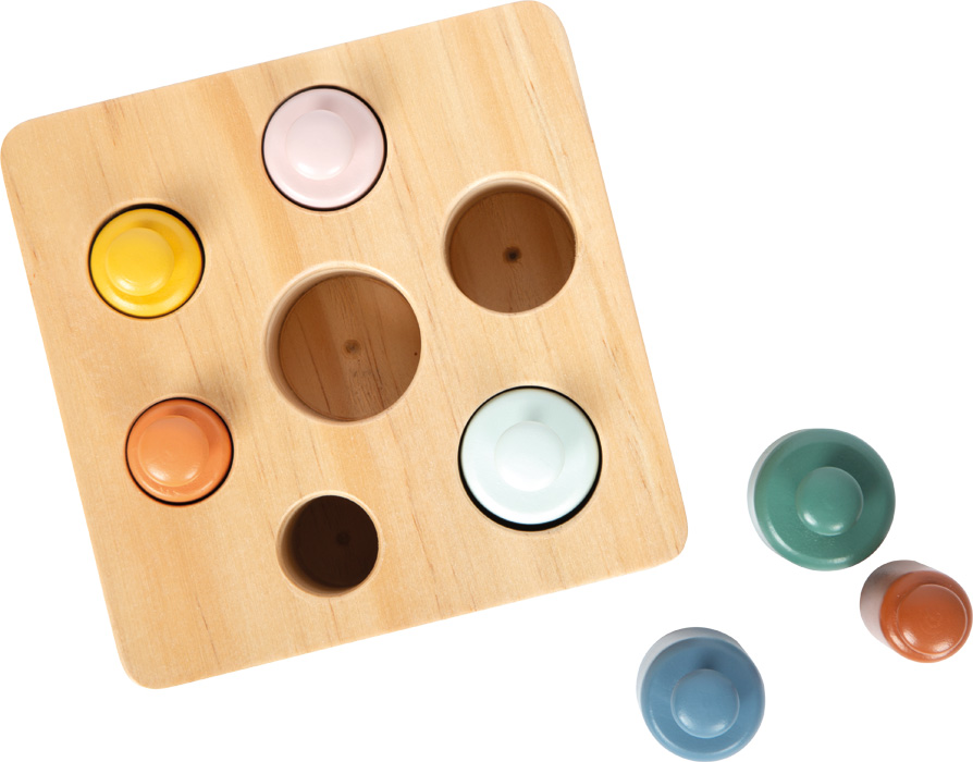 silindrite sisestusmäng lastele Montessori puidust sorteerimismäng