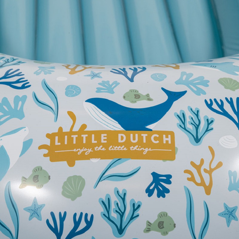 Little Dutch täispuhutav laste kummipaat, sinine "Ocean Dreams Blue" kummipaat paat laev lastele minipaat