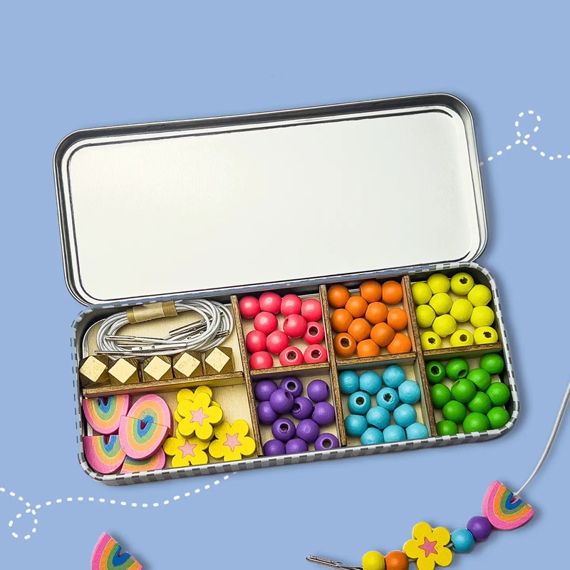 Cotton Twist Bracelet Bead Kit – käevõru helmeste komplekt