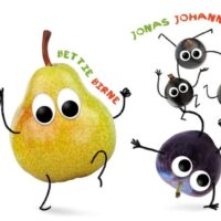 Freche Freunde puuviljabatoonid pirni, ploomi ja põldmarjaga, 4 tk batoonikesed naturaalne suhkruta puuviljadest pirnibatoon