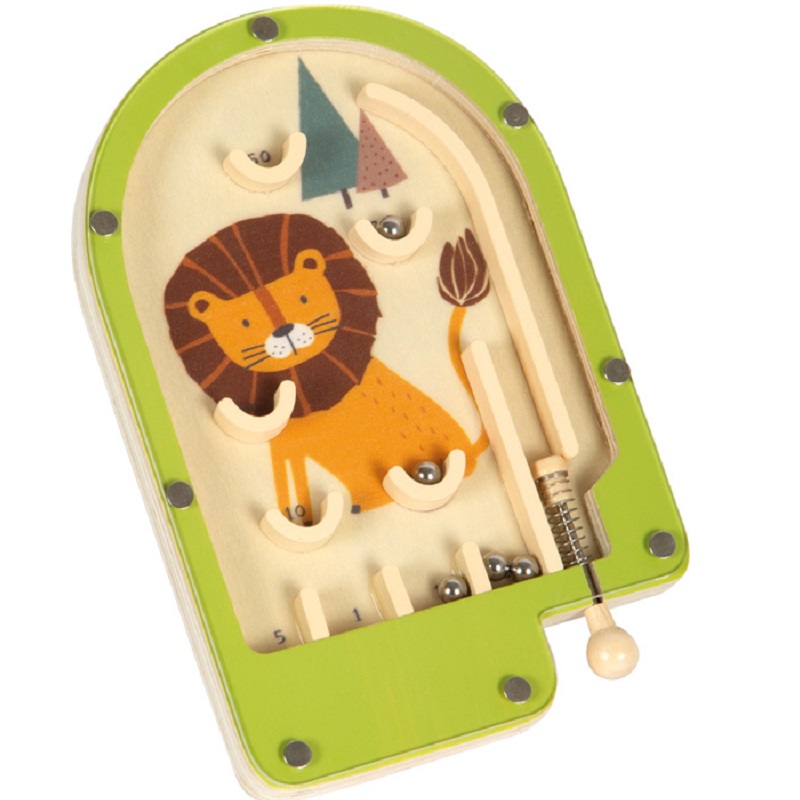 Klassikaline lõvi disainiga pinball mäng – ideaalne reisile