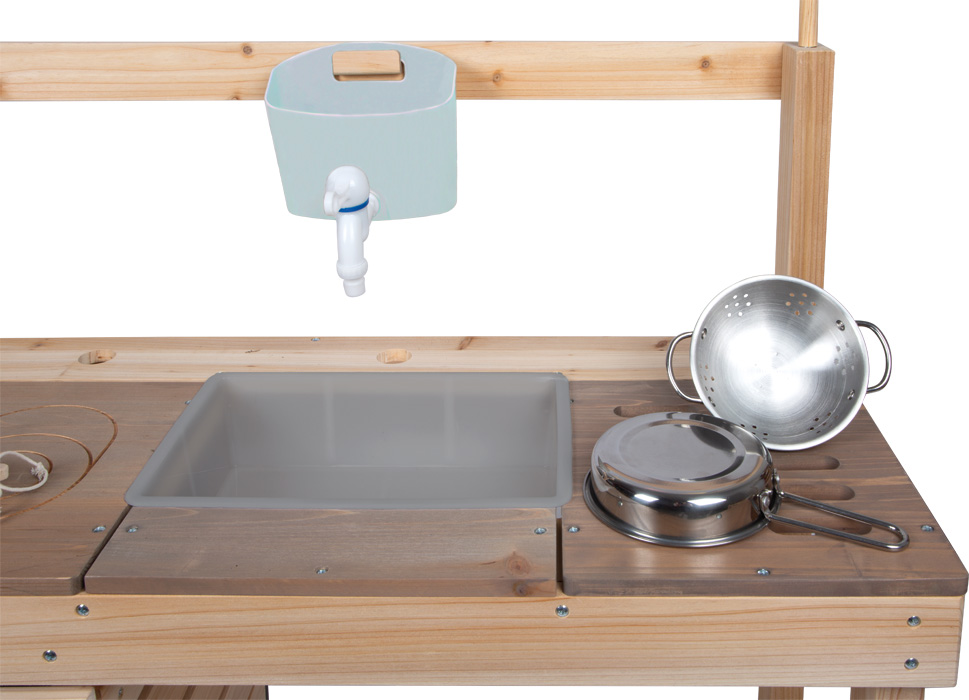 small foot mudaköök ja mänguköök lastele – õueköögikomplekt liiva ja veega mängimiseks