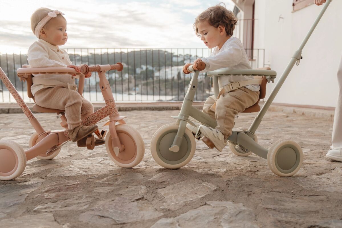 Little Dutch 4-ühes ratas koos lükkesangaga - kolmerattaline, jooksukas, lükkesangaga tõukeratas ja tavaline ratas Little Dutch 4-ühes ratas koos lükkesangaga - kolmerattaline, jooksukas, lükkesangaga tõukeratas ja tavaline ratas