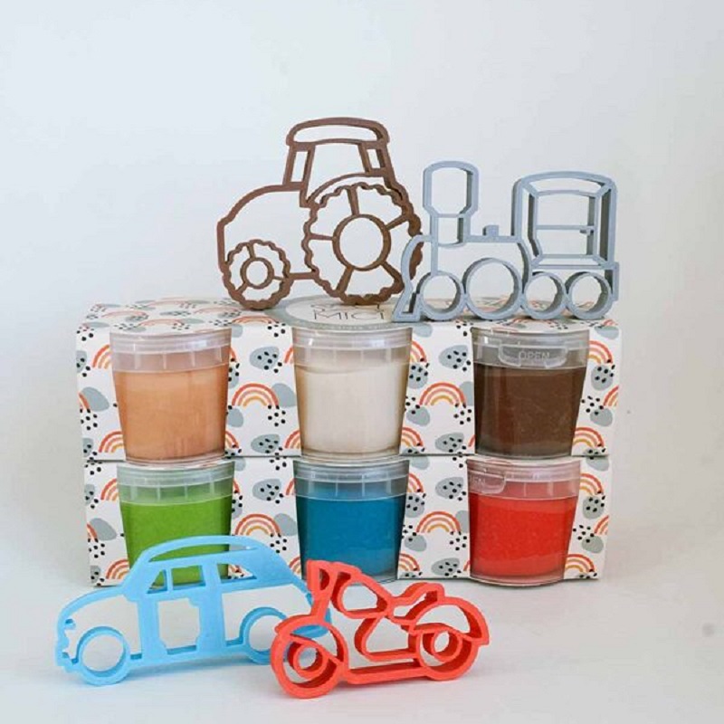 looduslikud palstiliinid voolimismassid kinkekomplekt MICI