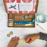 Cotton Twist Plane Craft Kit activity box – lennuki meisterdamiskomplekt