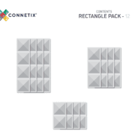 Connetix mangetklotside läbipaistvad ruudukujulised magnetklotsid 1