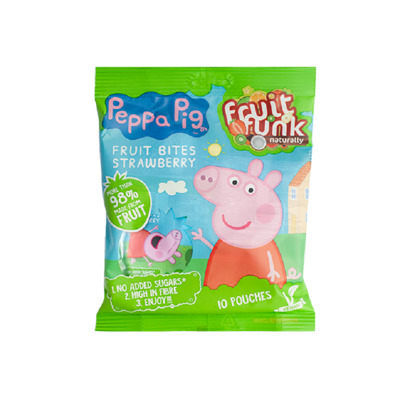 looduslikud naturaalsed fruitfunk kummikommid Naturaalsed ja ilma lisatud suhkruta puuviljasnäkid "Krõbe õun - Käpapatrull" - 10 taskupakikest