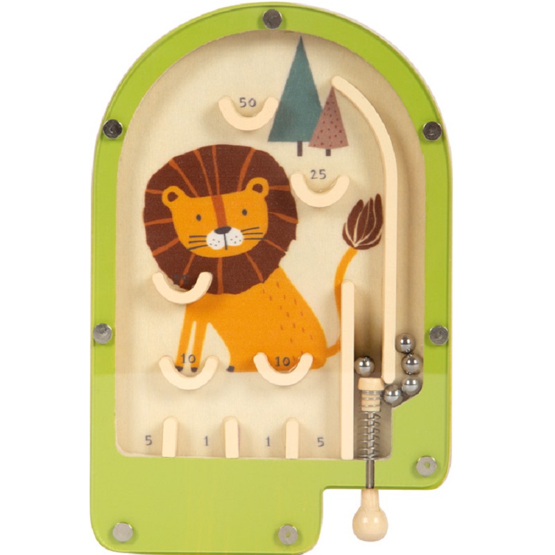 Klassikaline lõvi disainiga pinball mäng – ideaalne reisile