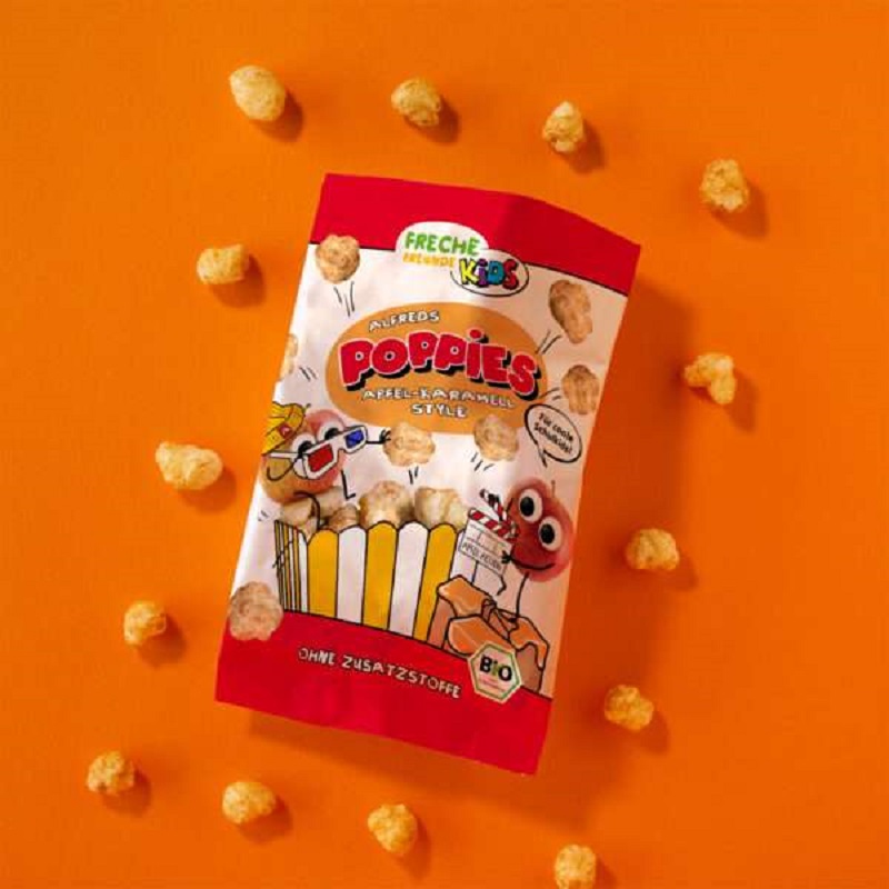 Freche Freunde mahe õuna-karamelli popkorn – lapsesõbralik maius