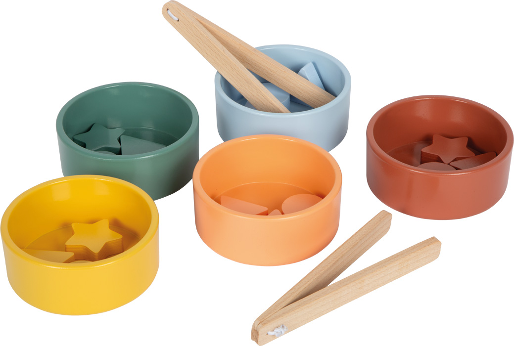 Montessori sorteerimismäng tangidega Kujundid ja värvid Montessori sorteerimismäng tangidega Kujundid ja värvid