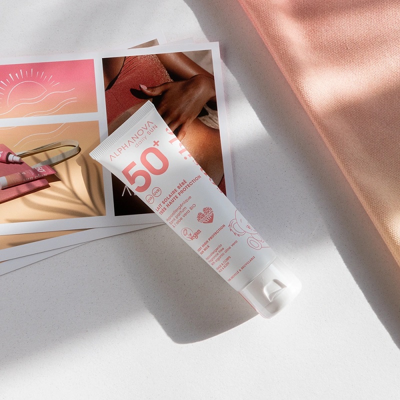 Alphanova lõhnatu SPF50 päikesekreem beebidele ja tundlikule nahale
