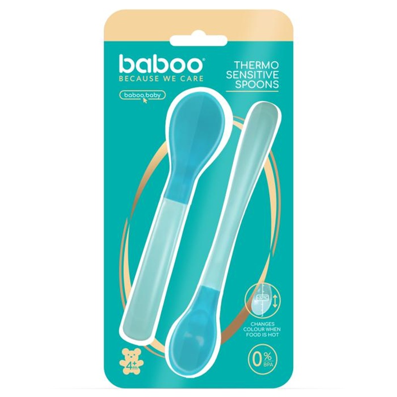 BABOO Lagoon Fiesta soojustundlikud lusikad beebile 2 tk