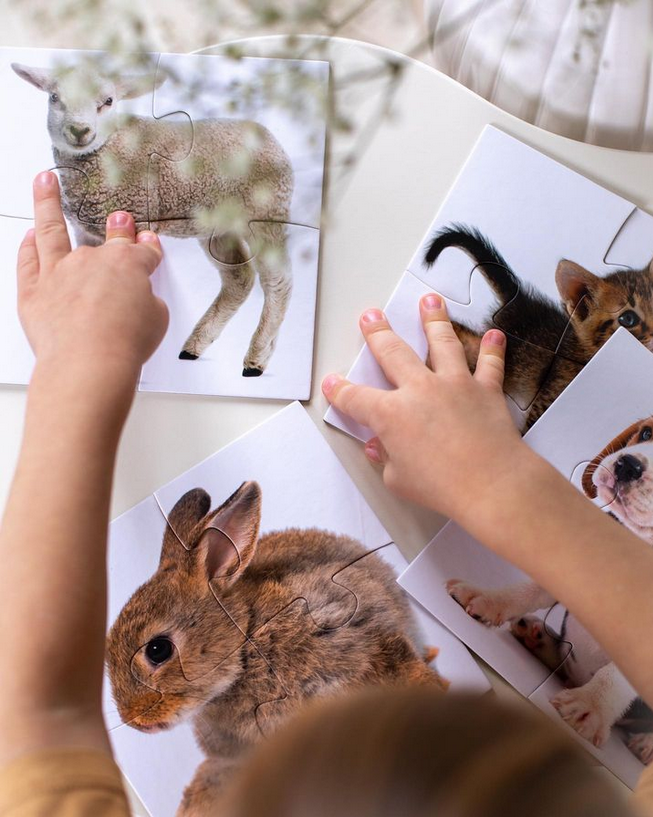 realstilike fotodega loomapusled