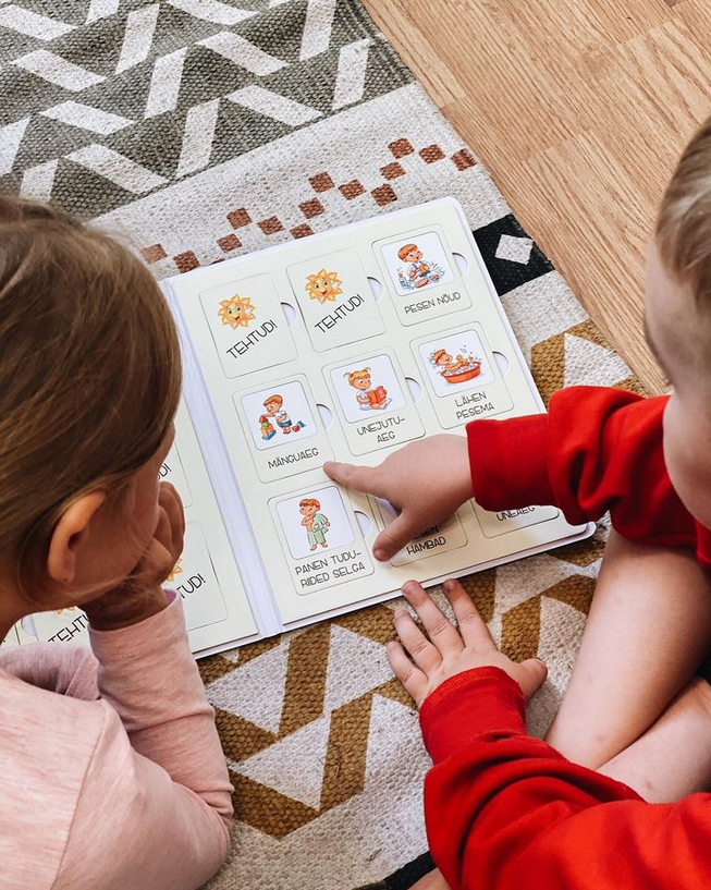 rutiinikaardid lastele