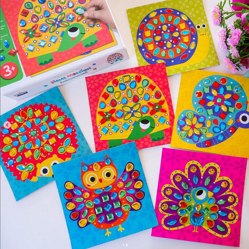 teemantmosaiik meisterdamiskomplekt reisile lapsele