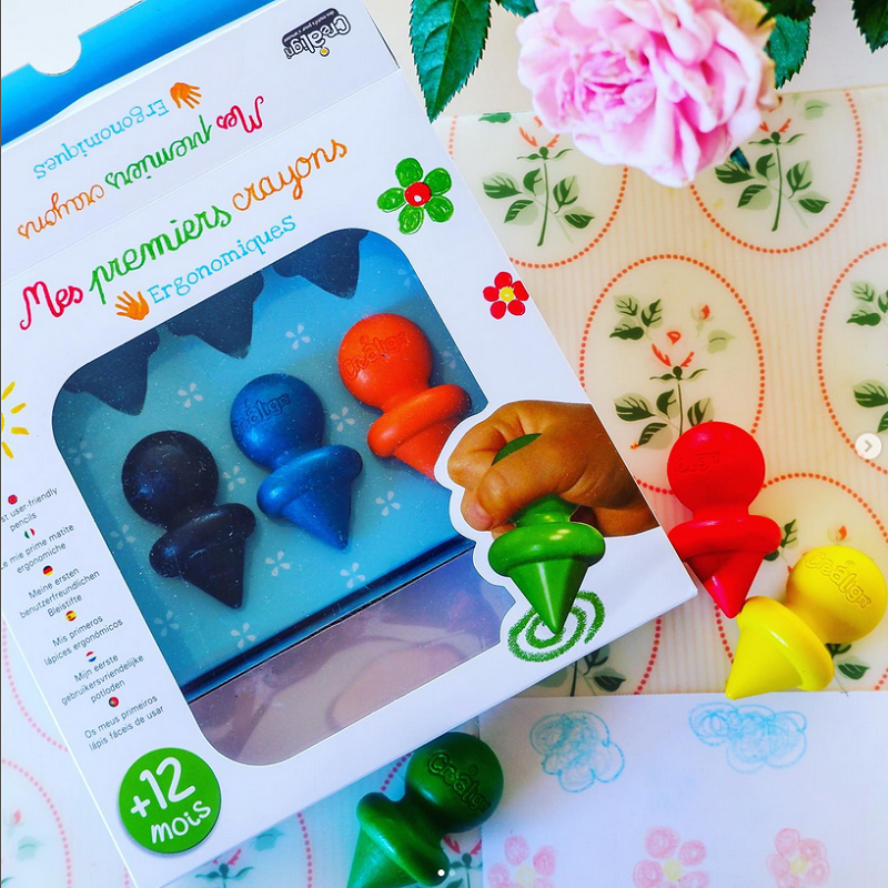 esimesed kriidid lapsele ohutud looduslikud kriidid rasvakriidid vahakriidid