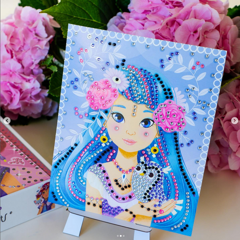 teemantmosaiik kunstikomplekt meisterdamiskomplekt teemantmosaiik pildimosaiik meisterdamine kunst lapsele