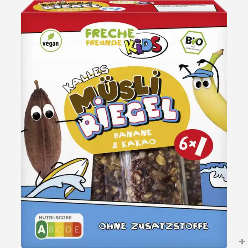 Tervislikumad müslibatoonid ja snäkid lastele.