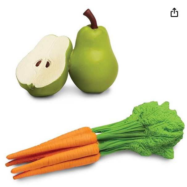 Puu- ja juurviljade minifiguuride komplekt safari realistlikud mängufiguurid mini puuviljad juurviljad köögiviljad