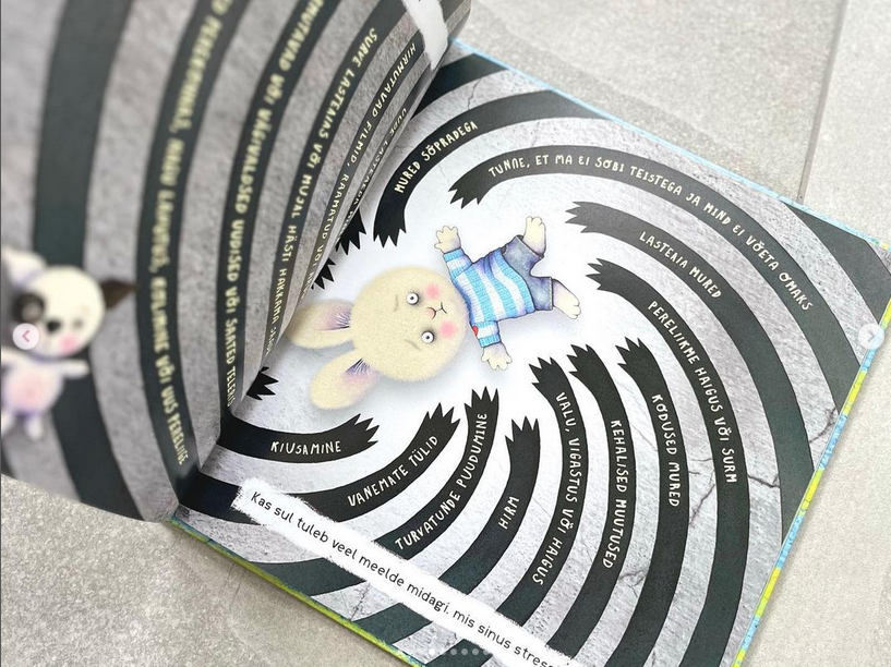 tunnete raamat stress ärevus emotsioonid lastele