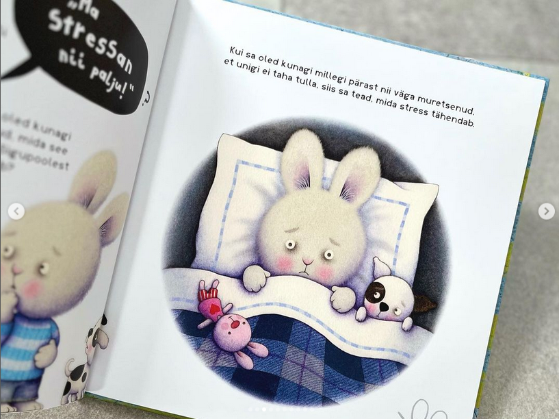 tunnete raamat stress ärevus emotsioonid lastele