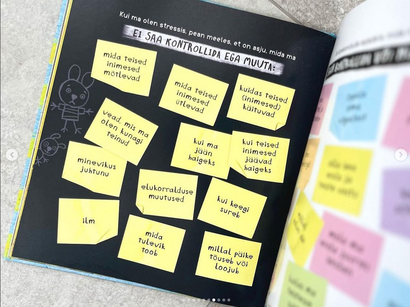 tunnete raamat stress ärevus emotsioonid lastele