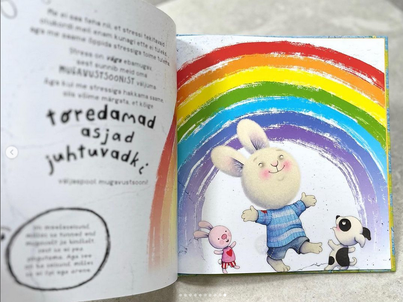tunnete raamat stress ärevus emotsioonid lastele