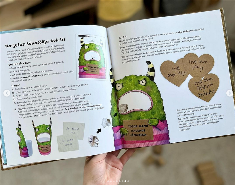 suur väike kiusaja emotsioonid tunnete raamat