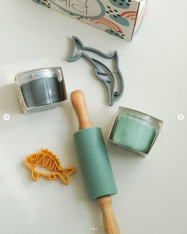 Lastele mõeldud silikoonist taignarull voolimismassi jaoks