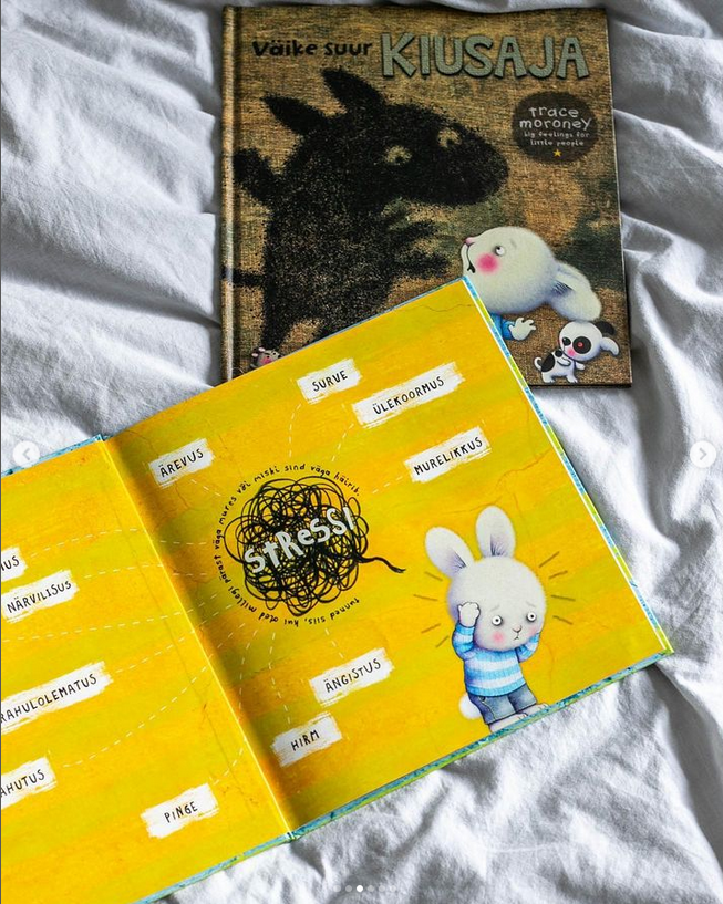 tunnete raamat stress ärevus emotsioonid lastele