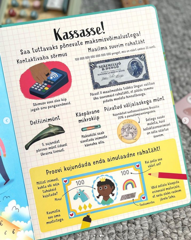 klapiraamat raha laste