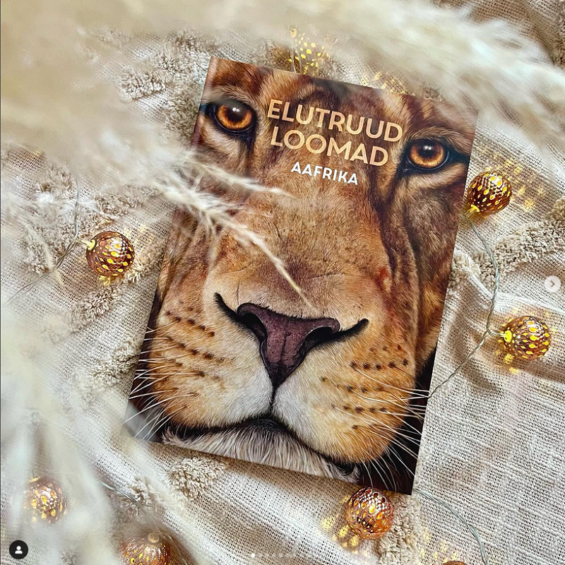 elutruud loomad aafrika realistliku sisuga raamat