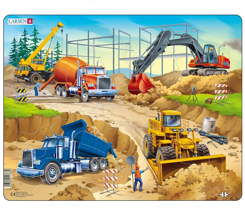 Teeehitusmasinad realistlik pusle