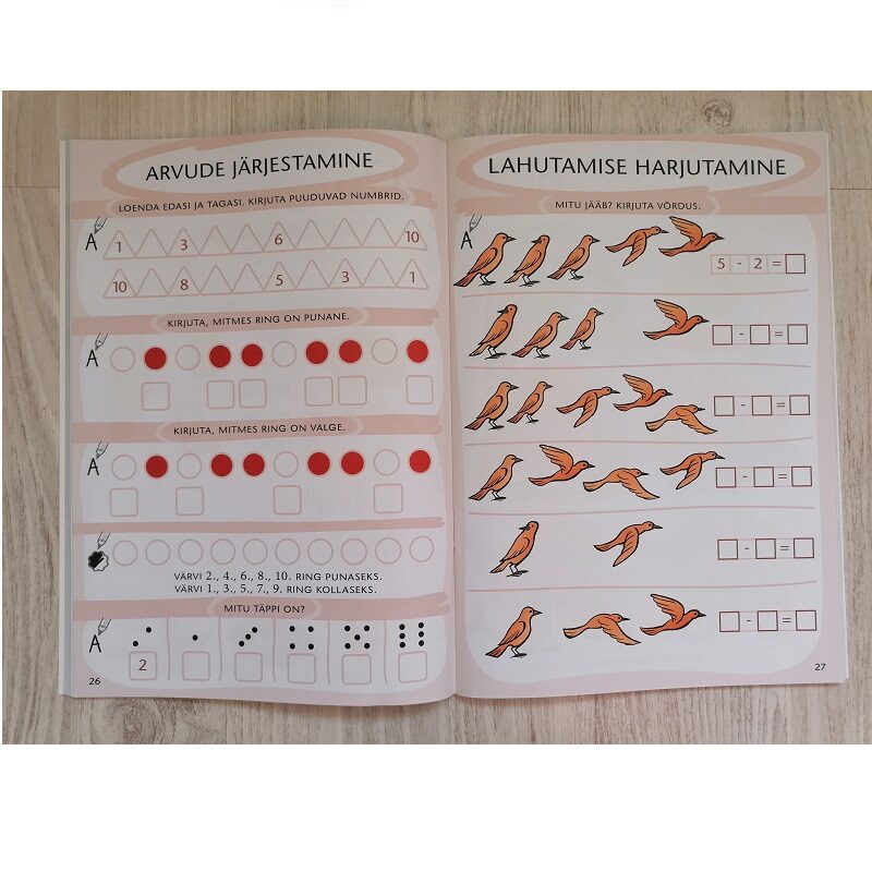 Töövihik matemaatika ja eesti keele harjutamiseks lastele
