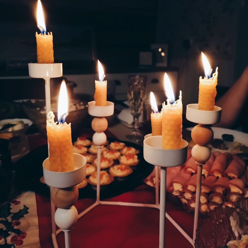 mesilasvahast küünalde meisterdamiskomplekt