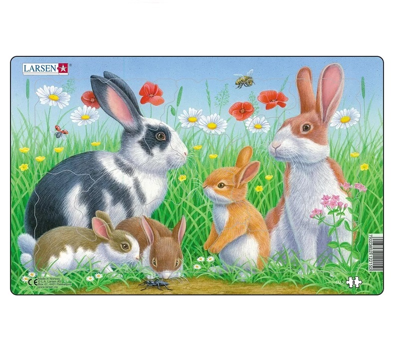 Jänestega realistlik pusle