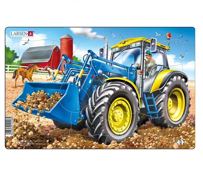 Traktoriga realistlik pusle