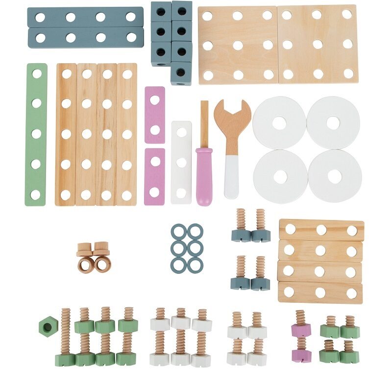 Puidust konstruktor meisterdamisvahend lastele