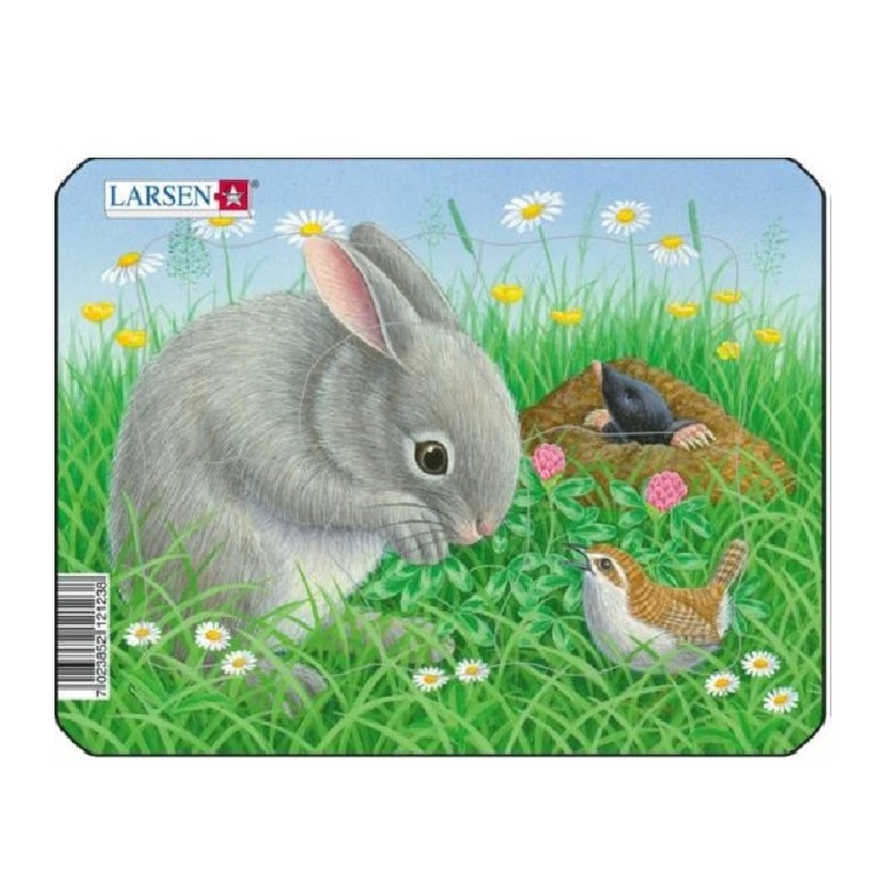 realistliku jänesega pusle