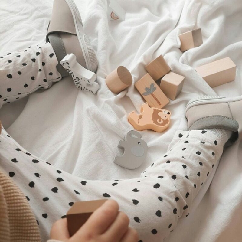 Puidust klotsid safari ämbris