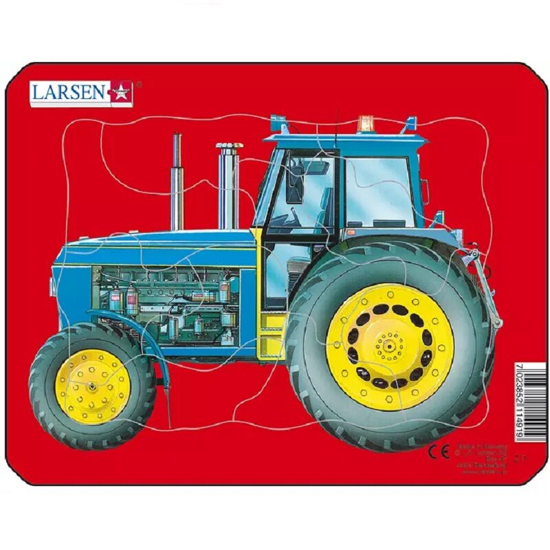 Traktoriga realistlik pusle