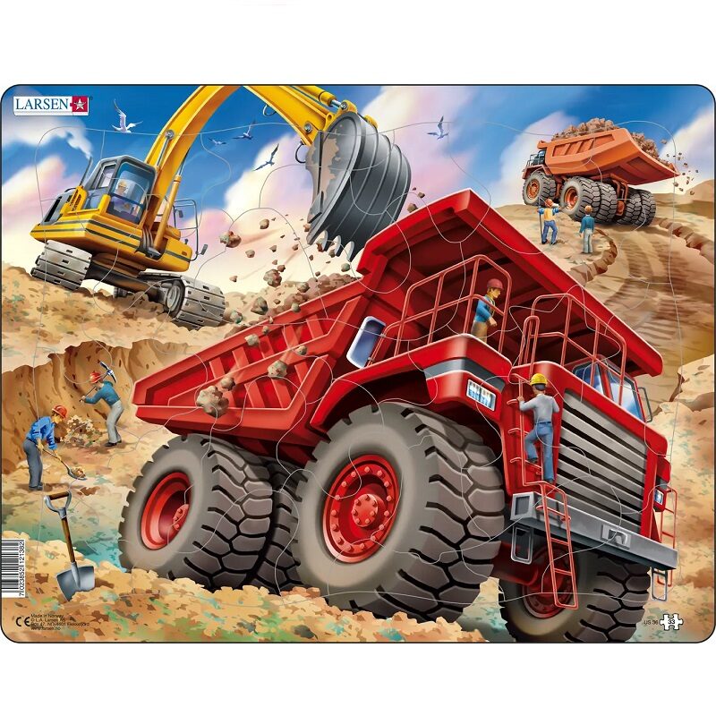 Suurest kallurautost realistlik pusle