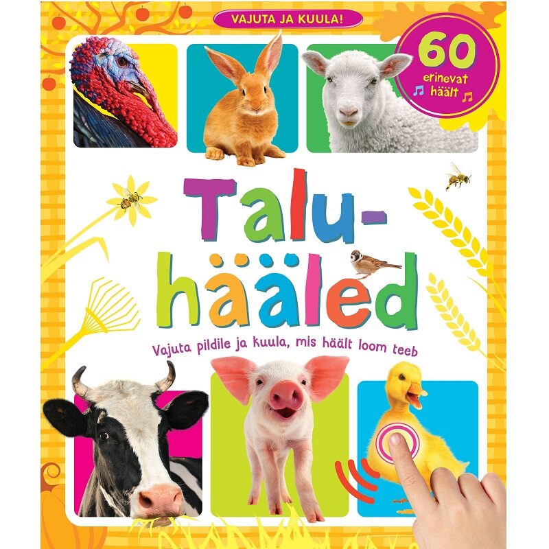 Taluhääled vajuta ja kuula realistlike helidega raamat