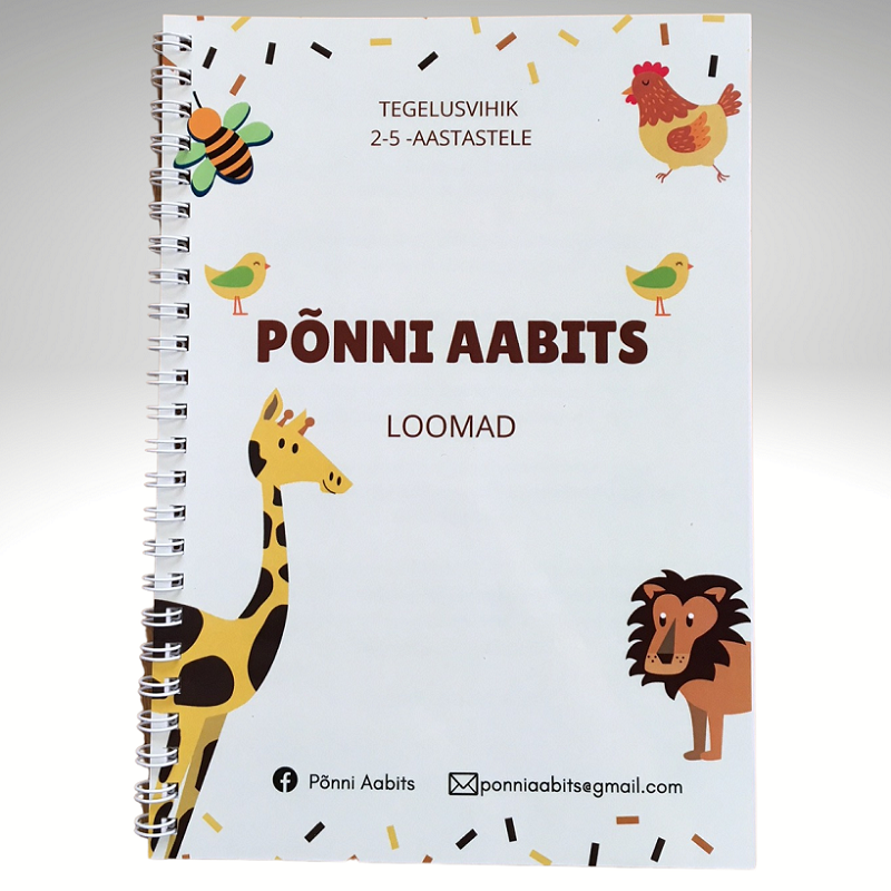 Loomad korduvkasutatav vihik