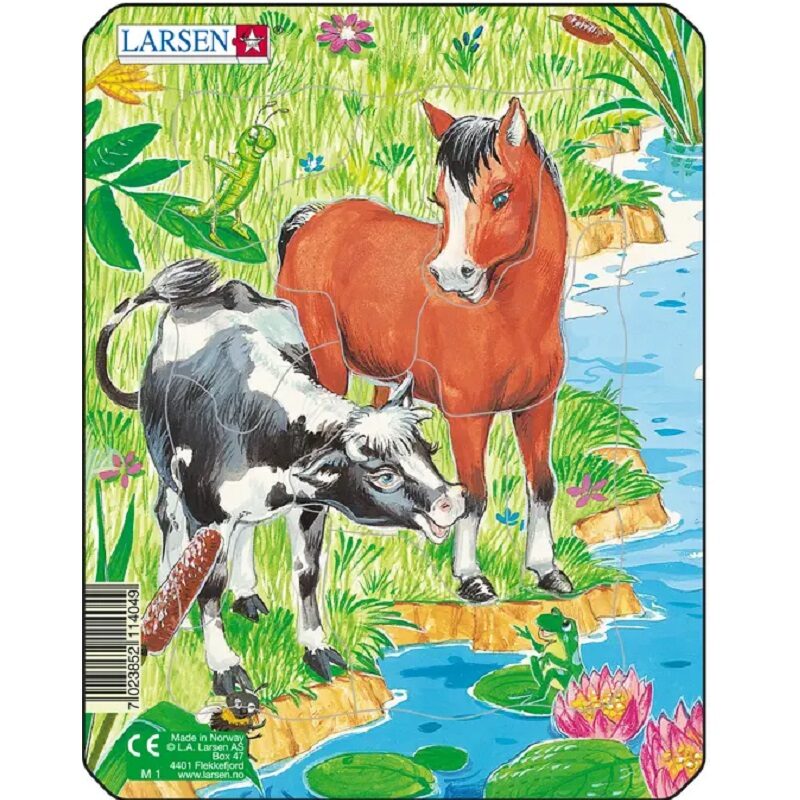 Hobuse ja vasikaga pusle