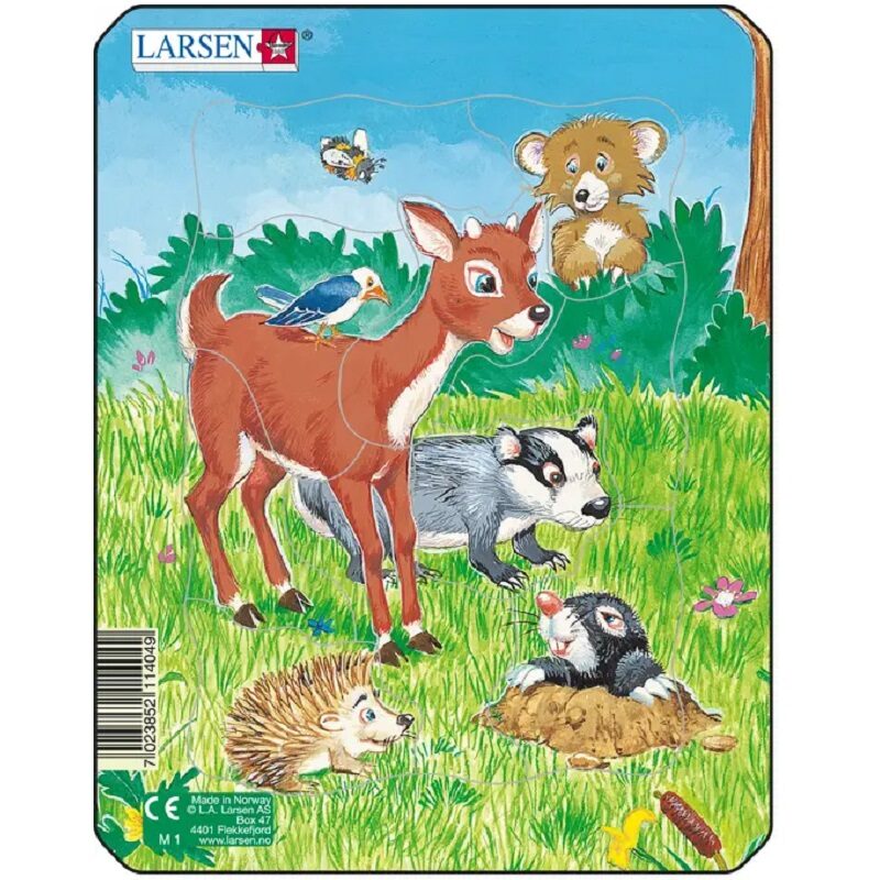 Eesti metsloomadest realistlik pusle