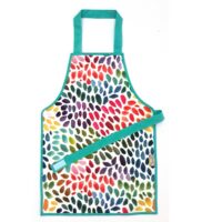 43 apron coloured drops 7-12 põll lastele